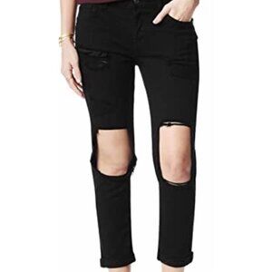 NWT 7 FOR ALL MANKIND | Black Josefina Jeans | Sz. 25
